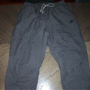 Nike Charcoal Gray Nylon Sweatpants